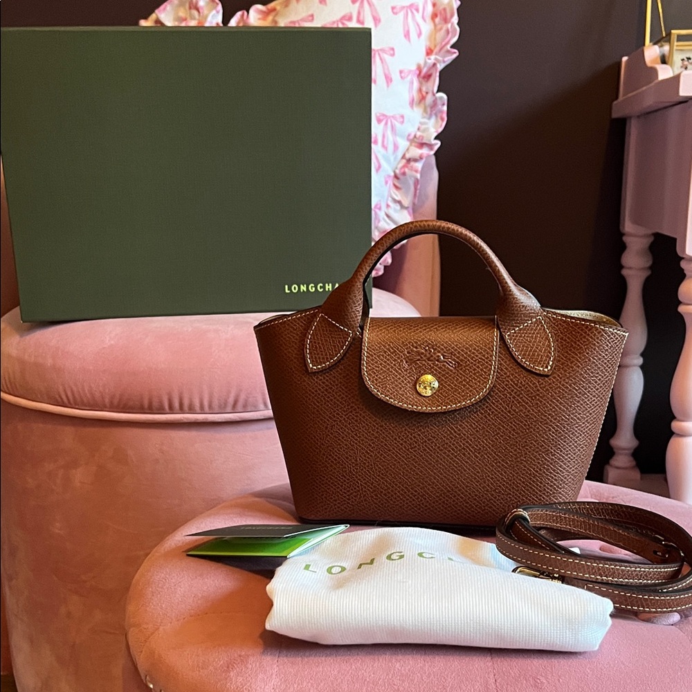 Longchamp Épuré XS tote bag in brown